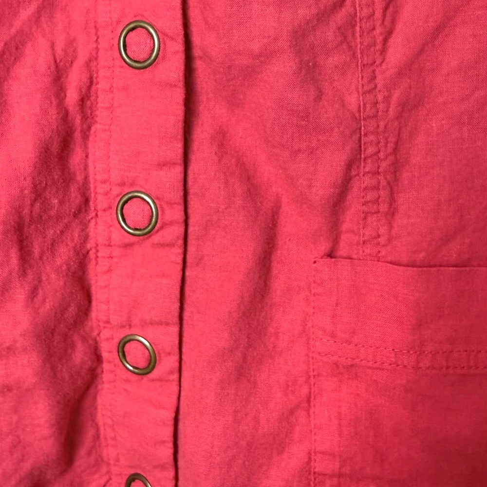 Free People Scout Red Tie Halter Top (A)‎ - Picture 5 of 5